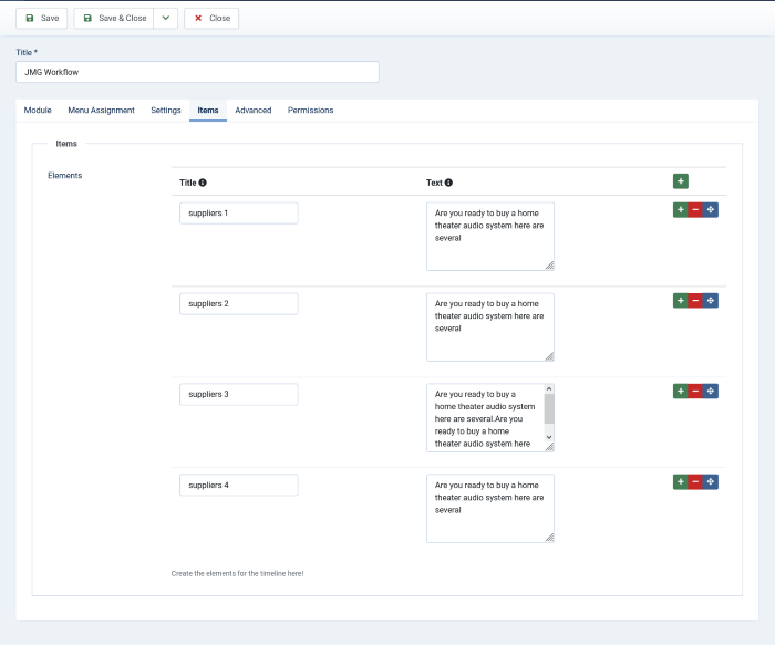 مدیریت ماژول گردش کار