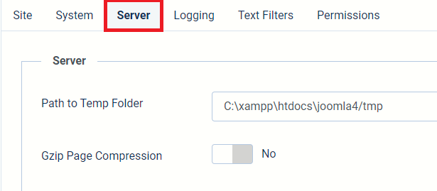 تنظیمات SMTP جی میل در جوملا 4